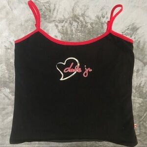 Vintage Dale Jr Nascar Spaghetti Strap Crop Top Medium Chase Authentics Y2K